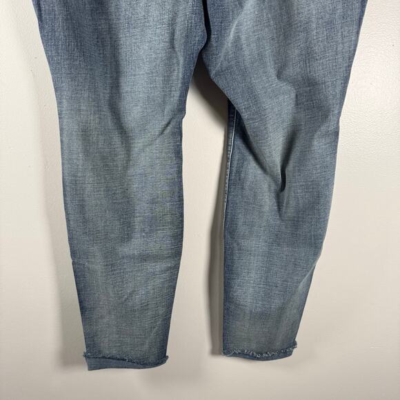 NWT Lane Bryant Women's Blue Stretch Distressed High Rise Skinny Jeans Size 22 - Picture 7 of 12